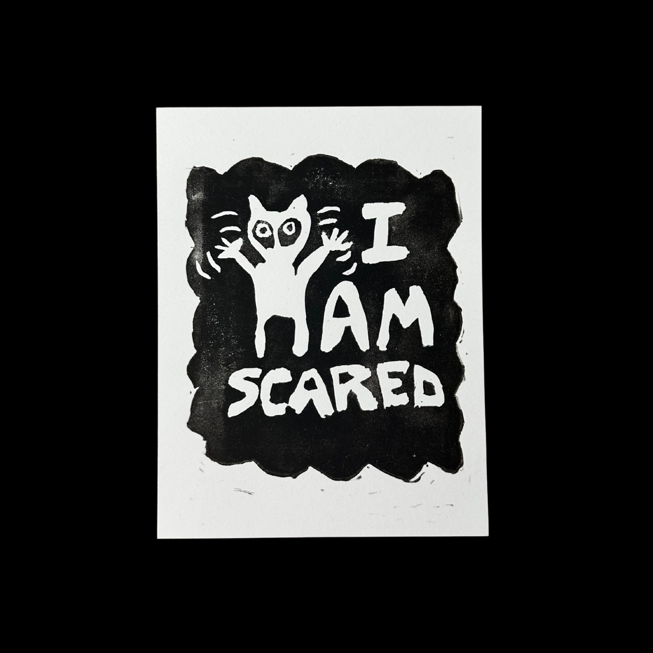 Scaredy Cat Print