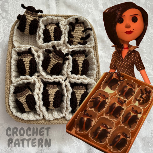 Cocoa Beetles Coraline Crochet Pattern