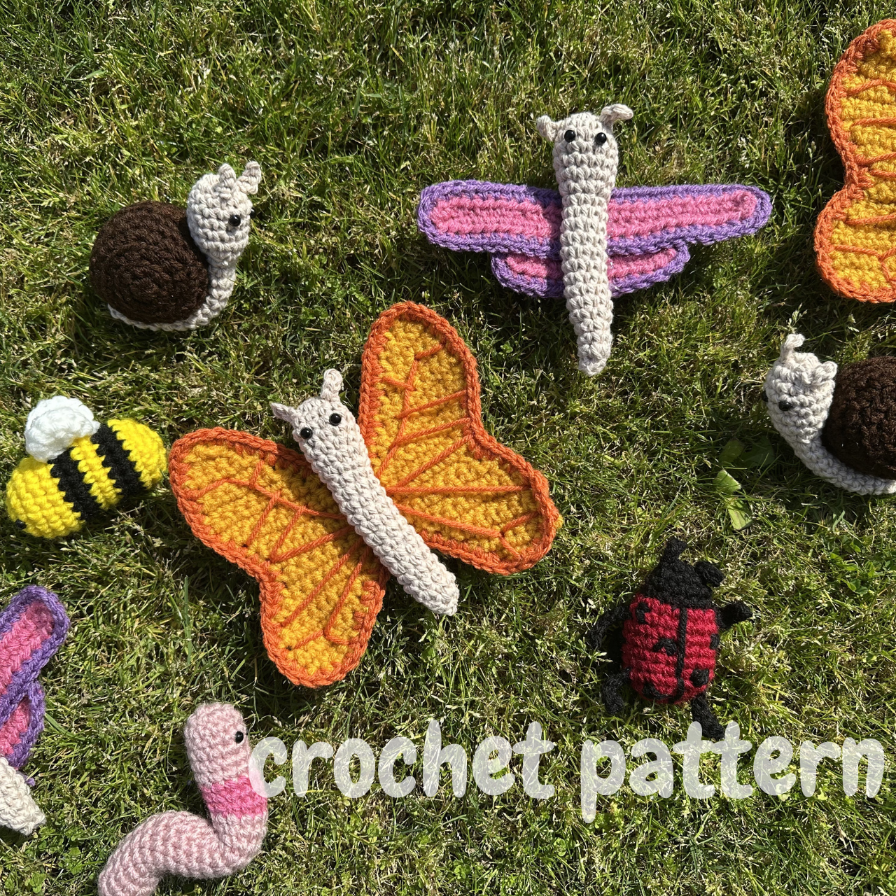 Garden Friends Crochet Pattern Bundle (includes 6 patterns)