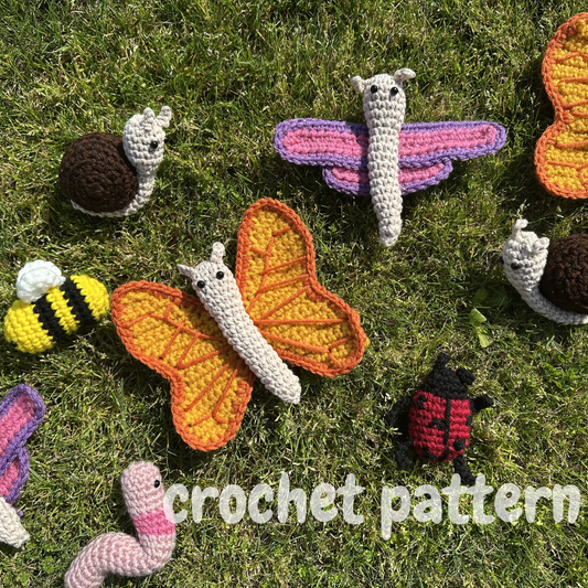 Garden Friends Crochet Pattern Bundle (includes 6 patterns)