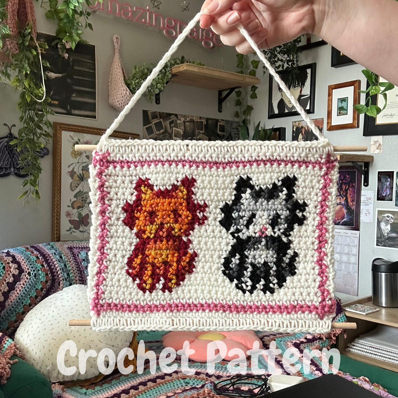 Stardew Valley Cats Tapestry Crochet Pattern