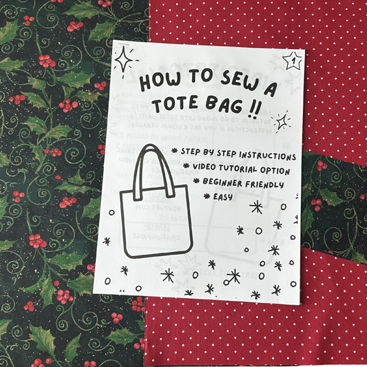 Holiday Basic Tote Bag Sewing Kit